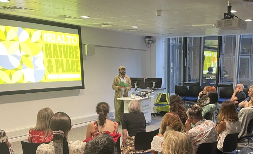 ‘England’s Green’ poet enraptures audience at Rialto winners event